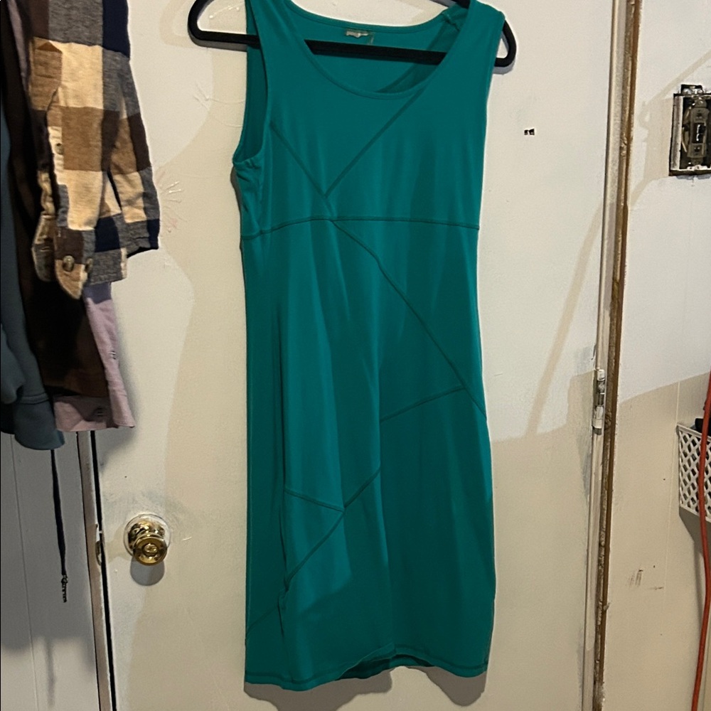 Athleta Teal Midi Dress